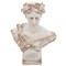 Kingston Living Distressed Finish Lady with Laurels Statue - 21" - White and Brown